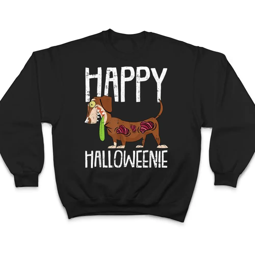 Happy-Halloweenie-Lazy-Halloween-Costume-Zombie-Dachshund-T-Shirt-4 Happy Halloweenie Lazy Halloween Costume Zombie Dachshund T Shirt