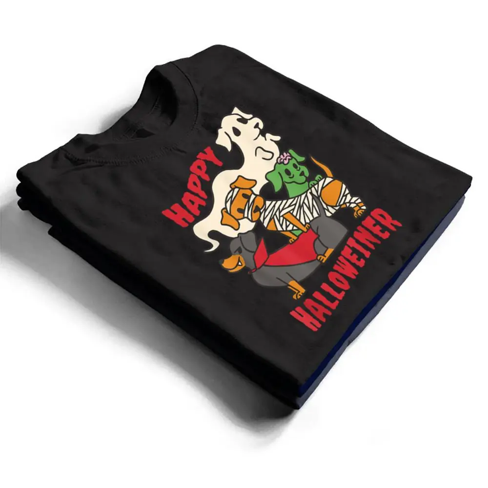 Happy-Halloweiner-Weiner-Dog-Funny-Halloween-Costume-T-Shirt-1 Happy Halloweiner Weiner Dog Funny Halloween Costume T Shirt