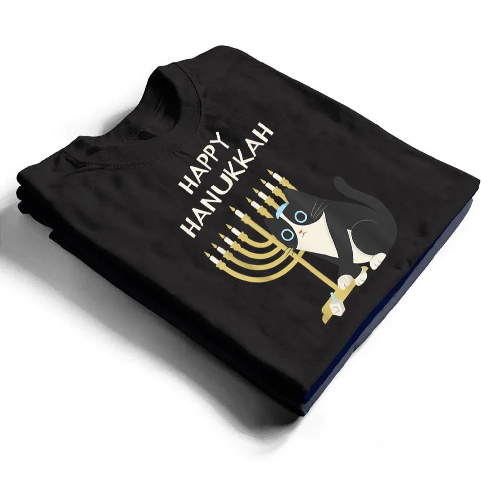 Happy-Hanukkah-Cat-Hanukkah-T-Shirt-1 Happy Hanukkah Cat Hanukkah T Shirt