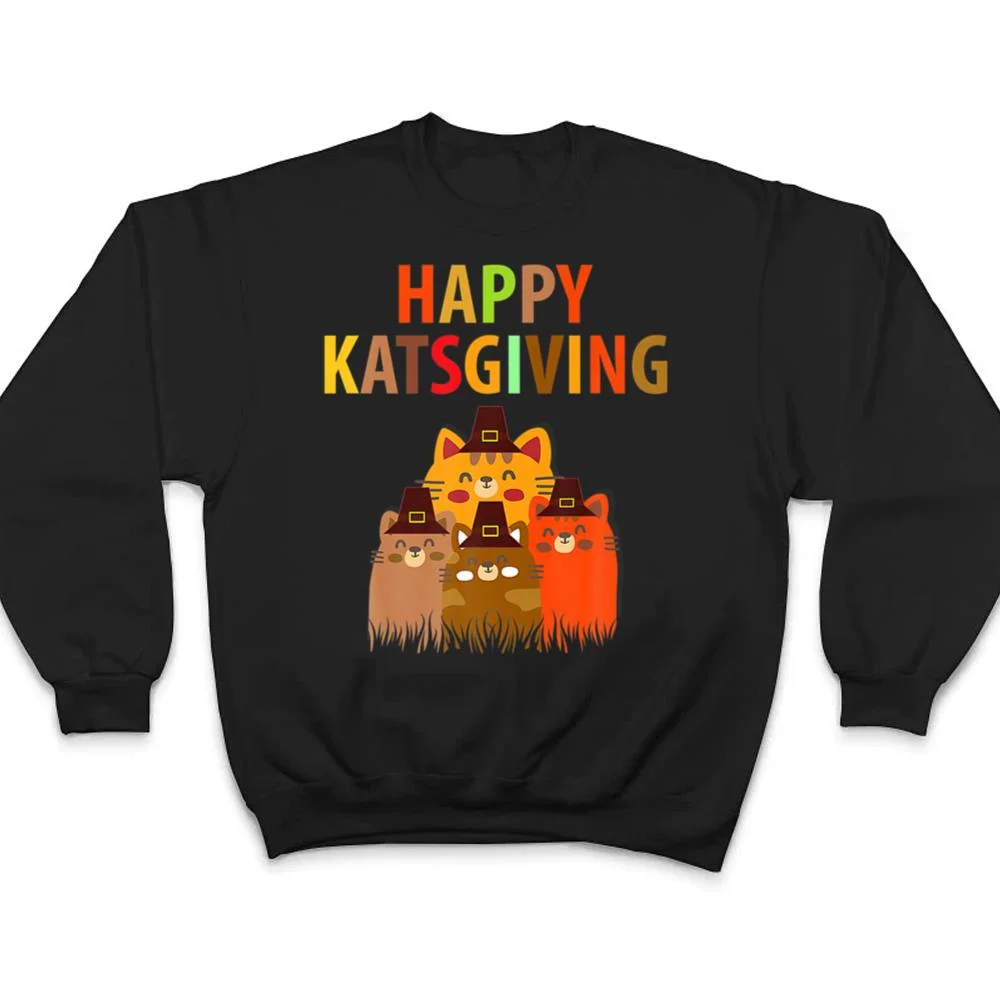 Happy-Katsgiving-Thanksgiving-Cats-Lovers-Pilgrim-Hat-Premium-T-Shirt-4 Happy-Katsgiving Thanksgiving-Cats Lovers-Pilgrim Hat Premium T Shirt