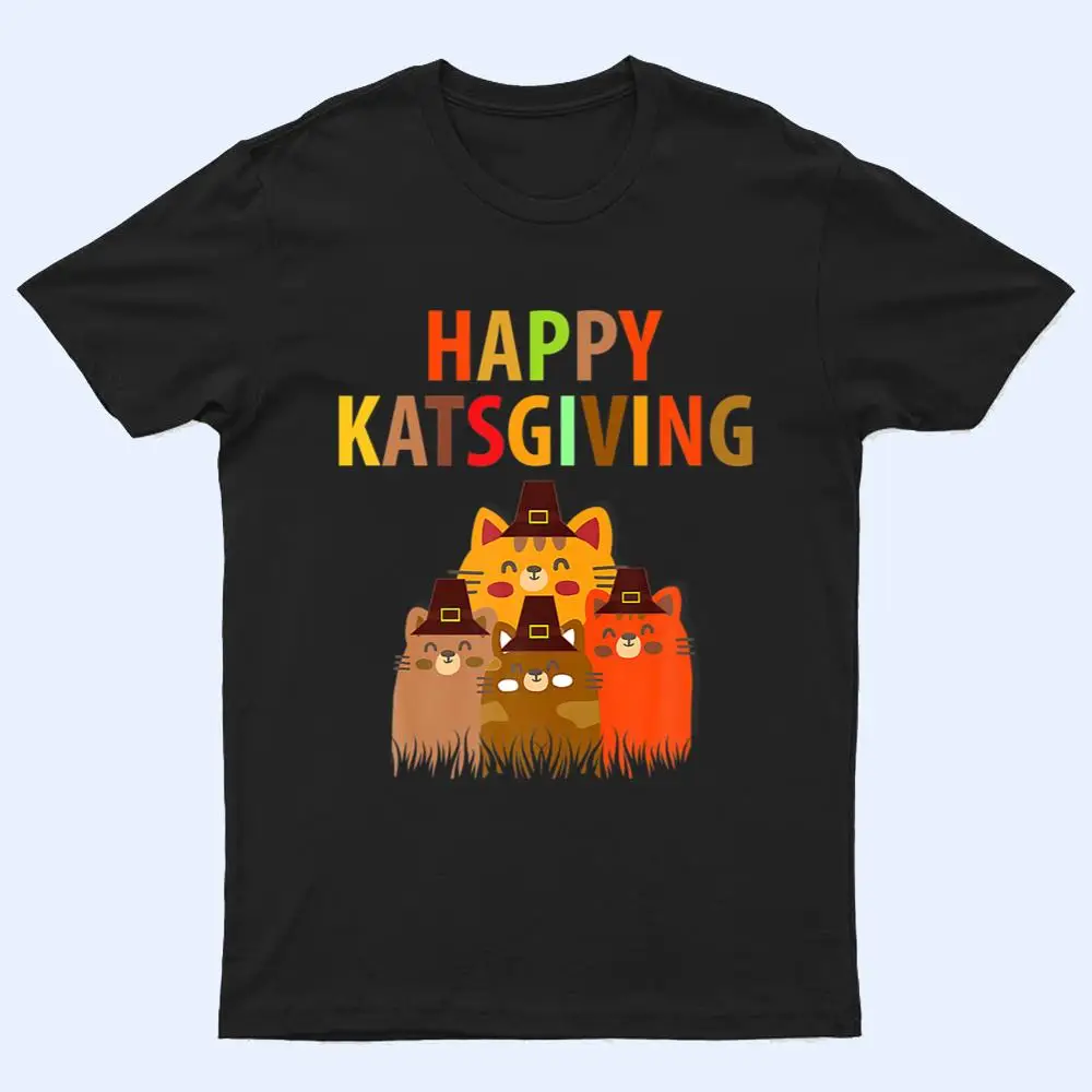Happy-Katsgiving Thanksgiving-Cats Lovers-Pilgrim Hat Premium T Shirt Happy-Katsgiving Thanksgiving-Cats Lovers-Pilgrim Hat Premium T Shirt