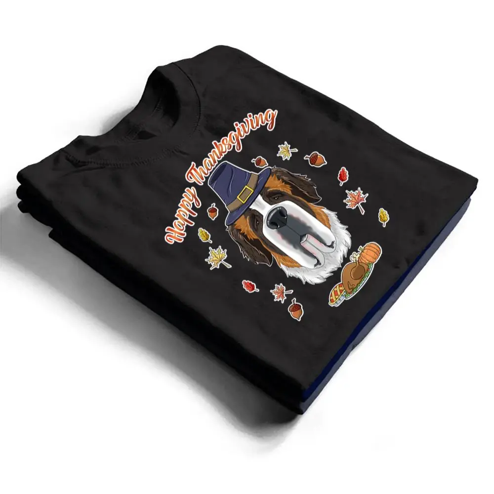Happy-Thanksgiving-I-Dog-Lover-I-Saint-Bernard-T-Shirt-1 Happy Thanksgiving I Dog Lover I Saint Bernard T Shirt