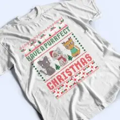 Have A Purrfect Christmas Cat Lover Ugly Sweater T Shirt Have A Purrfect Christmas Cat Lover Ugly Sweater T Shirt