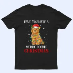 Have Yourself A Merry Doodle Christmas Goldendoodle Dog Love T Shirt