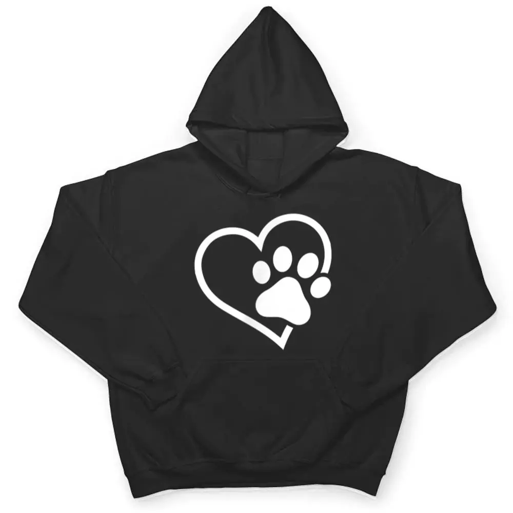 Heart-with-Paw-For-Cat-or-Dog-Lovers-T-Shirt-3 Heart with Paw For Cat or Dog Lovers T Shirt