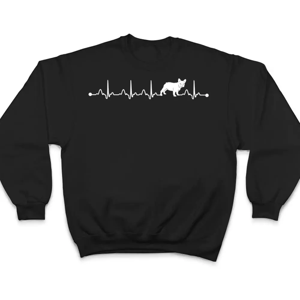 Heartbeat-EKG-French-Bulldog-Mom-Funny-Dog-T-Shirt-4 Heartbeat EKG French Bulldog Mom Funny Dog T Shirt