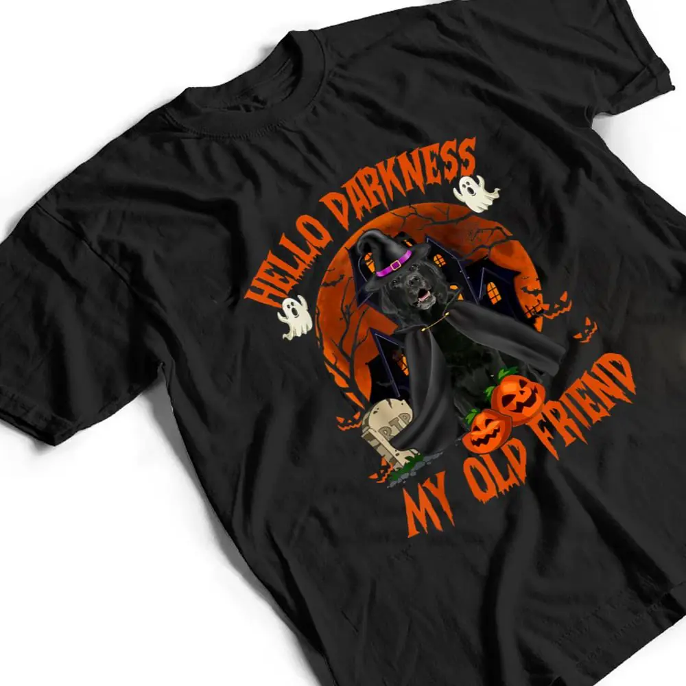 Hello-Darkness-My-Black-Labrador-Retriever-Dog-Halloween-T-Shirt-2 Hello Darkness My Black Labrador Retriever Dog Halloween T Shirt