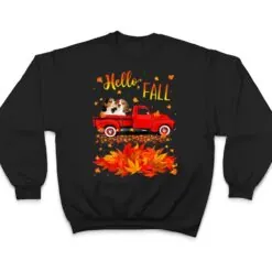 Hello Fall Beagle Leaf Autumn Red Truck Dog Lover Ver 2 T Shirt Hello Fall Beagle Leaf Autumn Red Truck Dog Lover Ver 2 T Shirt