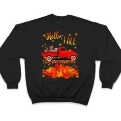 Hello Fall Chihuahua Leaf Autumn Red Truck Dog Lover Ver 2 T Shirt Hello Fall Chihuahua Leaf Autumn Red Truck Dog Lover Ver 2 T Shirt