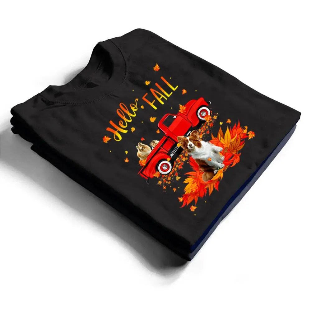 Hello-Fall-Collie-Leaf-Autumn-Red-Truck-Dog-Lover-T-Shirt-1 Hello Fall Collie Leaf Autumn Red Truck Dog Lover T Shirt