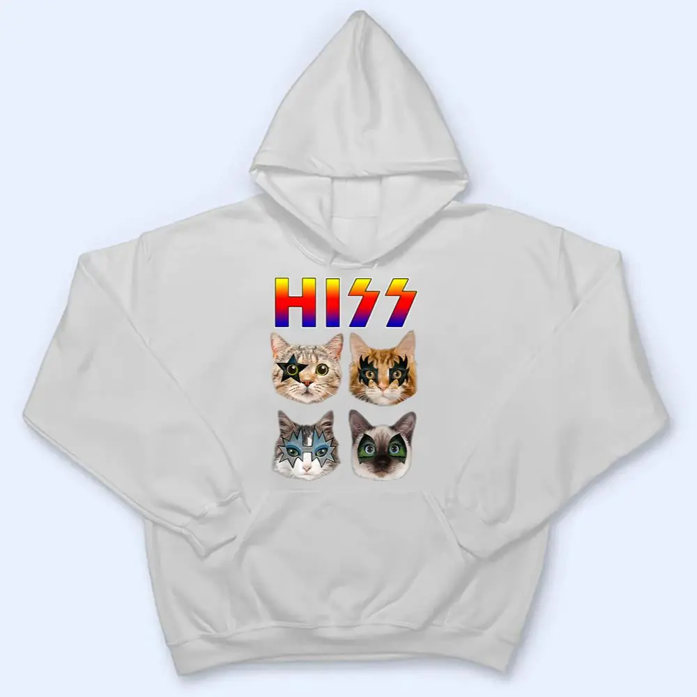 Hiss-Funny-Cats-Kittens-Rock-Rockin-T-Shirt-3 Hiss Funny Cats Kittens Rock Rockin T Shirt