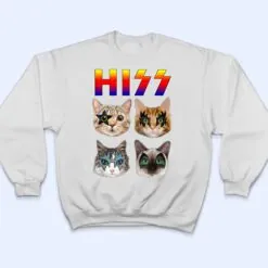 Hiss Funny Cats Kittens Rock Rockin T Shirt Hiss Funny Cats Kittens Rock Rockin T Shirt