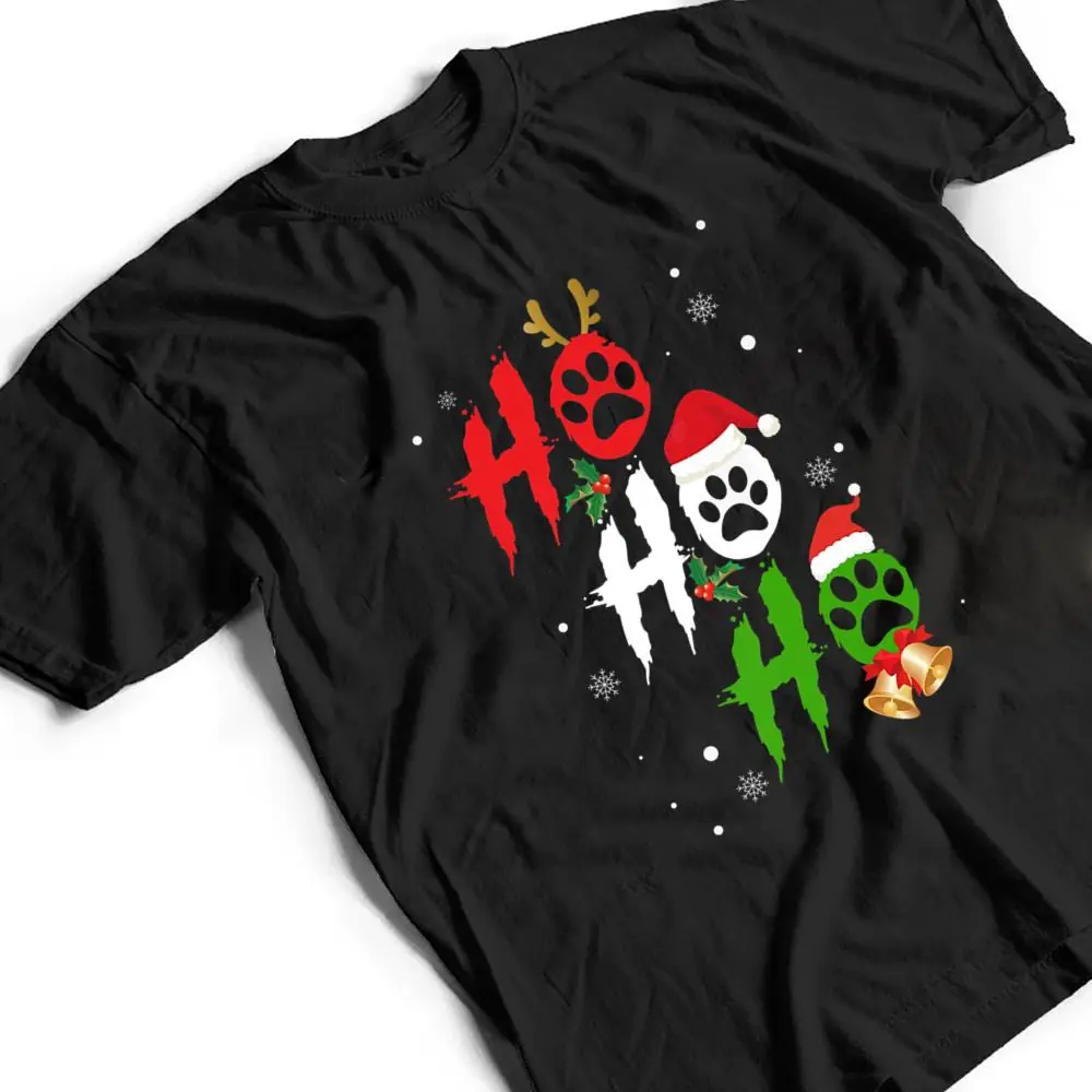 Ho-Ho-Ho-Paw-Christmas-Funny-Dog-Lover-Gifts-T-Shirt-2 Ho Ho Ho Paw Christmas Funny Dog Lover Gifts T Shirt