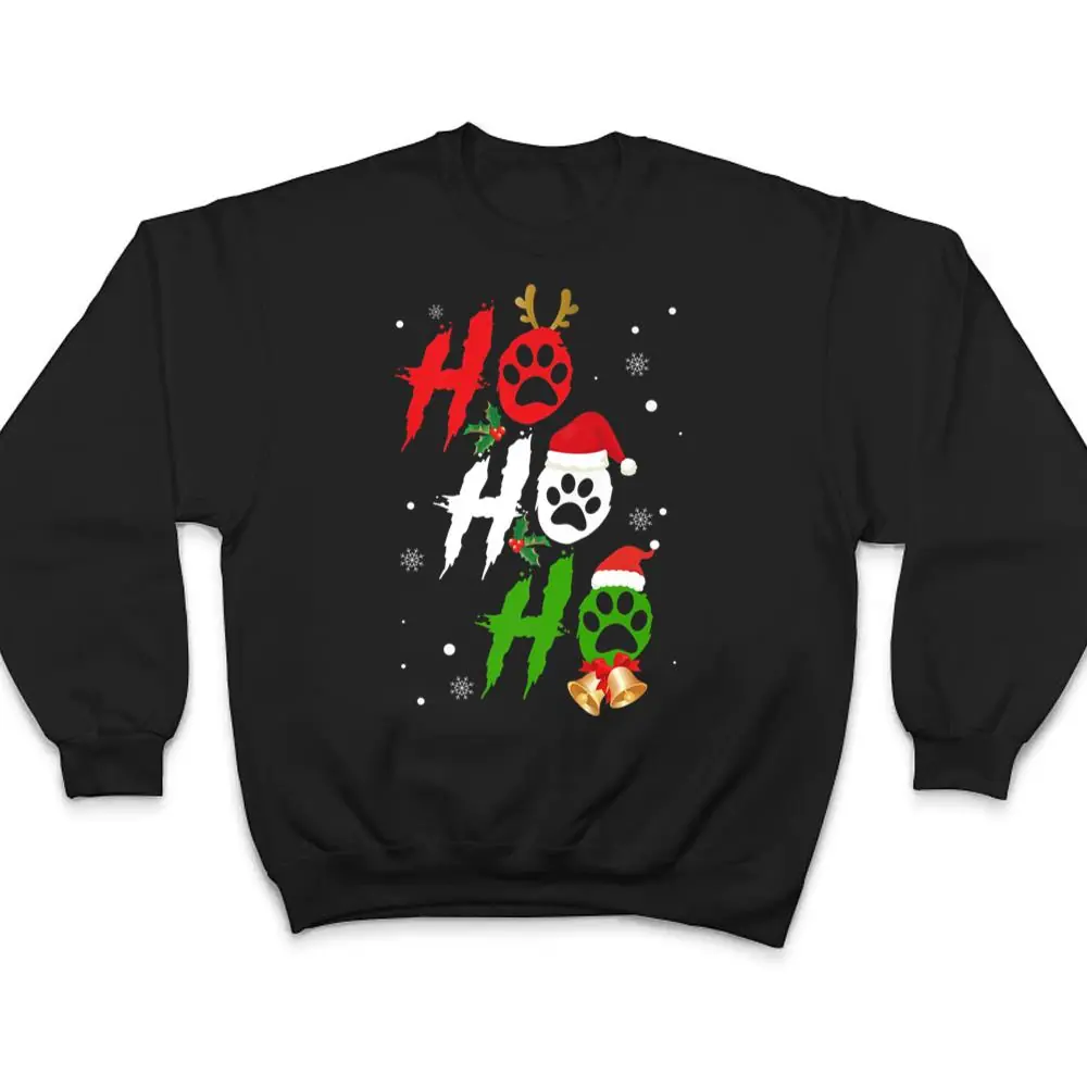 Ho-Ho-Ho-Paw-Christmas-Funny-Dog-Lover-Gifts-T-Shirt-4 Ho Ho Ho Paw Christmas Funny Dog Lover Gifts T Shirt