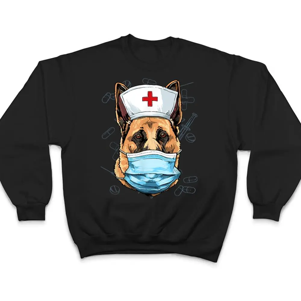 Hospital-German-Shepherd-ER-Nurse-RN-LPN-Nurse-Life-Pet-Dog-T-Shirt-4 Hospital German Shepherd ER Nurse RN LPN Nurse Life Pet Dog T Shirt