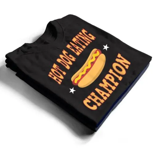 Hot Dog Eating Champion Funny T Shirt