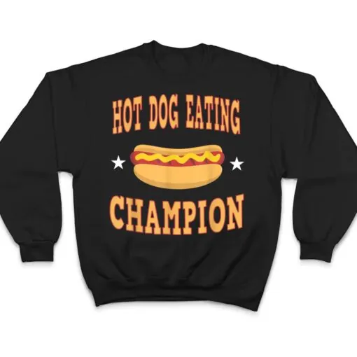 Hot Dog Eating Champion Funny T Shirt