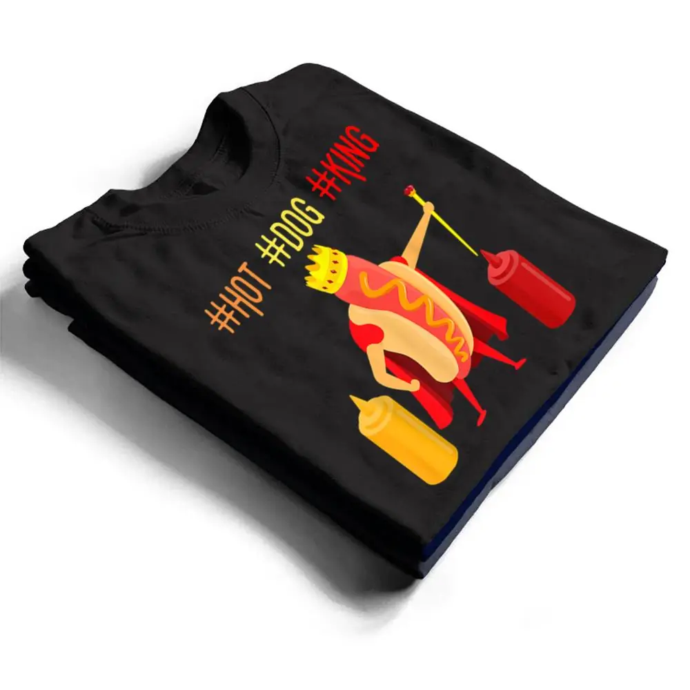 Hotdog-King-BBQ-Hotdog-Lover-Team-Hotdog-T-Shirt-1 Hotdog King BBQ Hotdog Lover Team Hotdog T Shirt