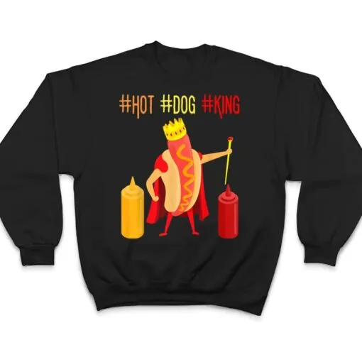 Hotdog King BBQ Hotdog Lover Team Hotdog T Shirt