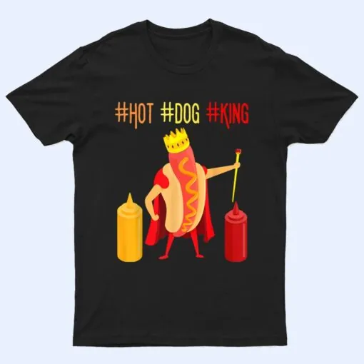 Hotdog King BBQ  Hotdog Lover Team Hotdog T Shirt