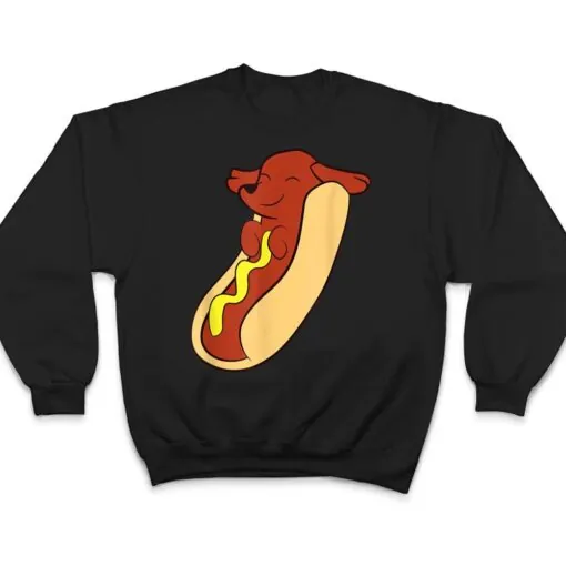 Hotdog Lover Hotdog Dachshund Hot Dog T Shirt