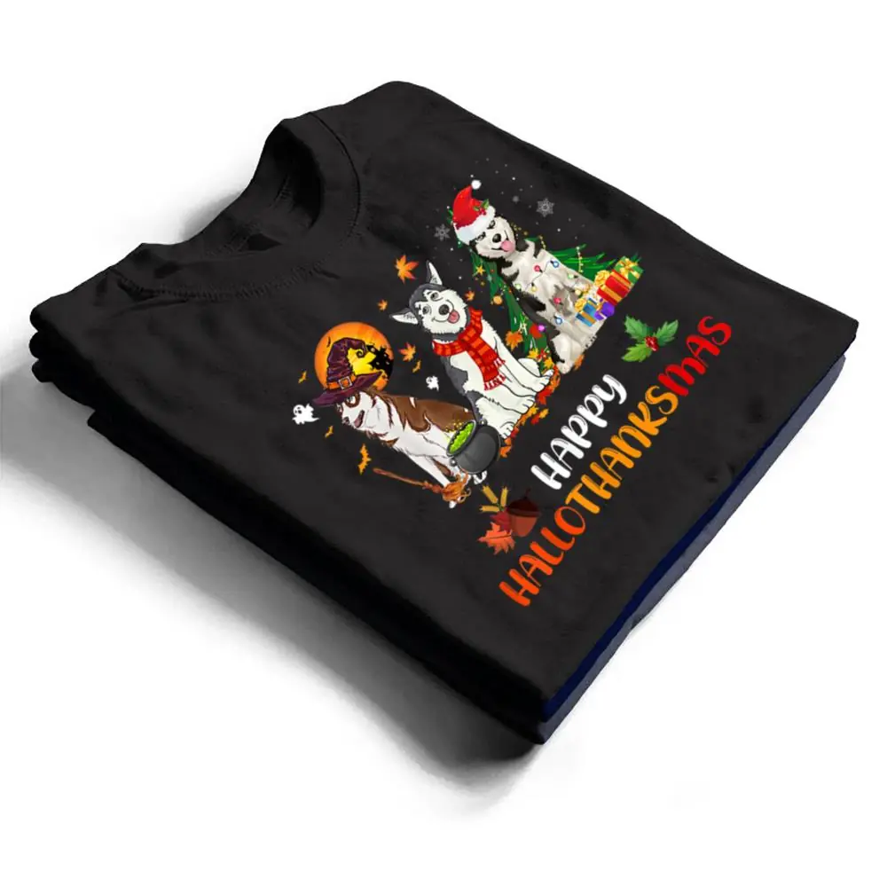 Husky-Dog-Happy-Hallothanksmas-Halloween-Thanksgiving-T-Shirt-1 Husky Dog Happy Hallothanksmas Halloween Thanksgiving T Shirt