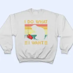 I Do What I Want Vintage Black Cat Red Cup Funny Cat T Shirt I Do What I Want Vintage Black Cat Red Cup Funny Cat T Shirt