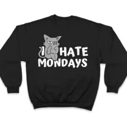 I Hate Mondays Grumpy Funny Cat Monday T Shirt I Hate Mondays Grumpy Funny Cat Monday T Shirt