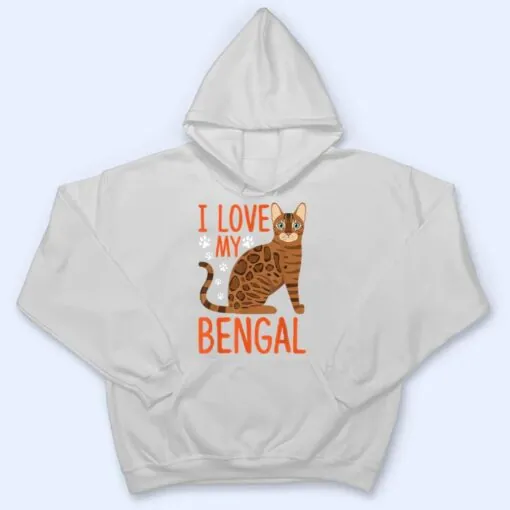 I Love My Bengal Bengal cat Costume Bengal Cat T Shirt