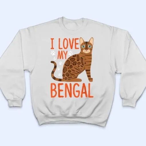 I Love My Bengal Bengal cat Costume Bengal Cat T Shirt