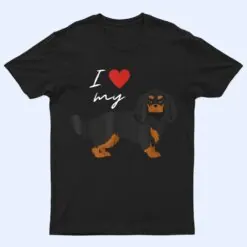 I Love My Black & Tan Cavalier King Charles Spaniel Lover T Shirt