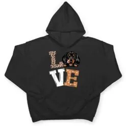 I Love My Dachshund Funny Dog Lovers Leopard Print T Shirt I Love My Dachshund Funny Dog Lovers Leopard Print T Shirt