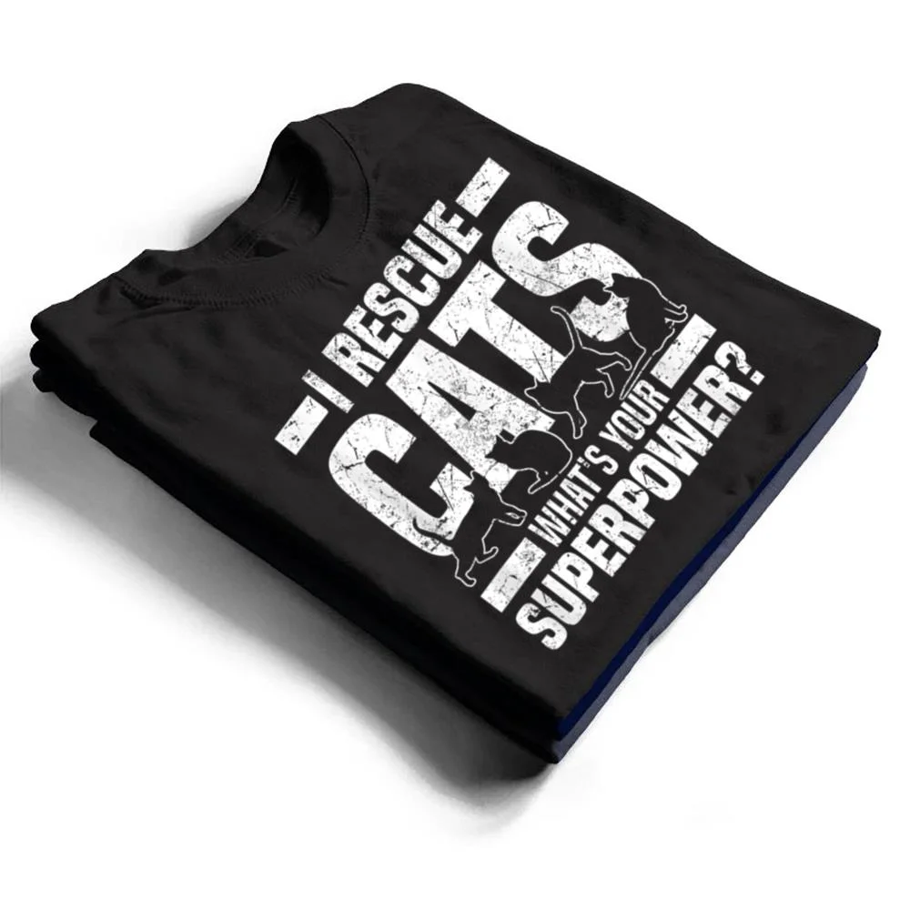 I-Rescue-Cats-What-S-Your-Superpower-USA-Flag-Rescue-Cat-T-Shirt-1 I Rescue Cats What S Your Superpower USA Flag Rescue Cat T Shirt
