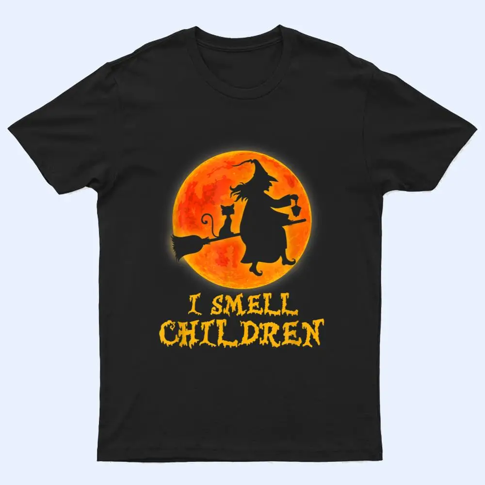 I Smell Children Halloween Costume Witch Black Cat Cute T Shirt I Smell Children Halloween Costume Witch Black Cat Cute T Shirt