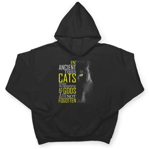 In Ancient Imes Cats Were Worshipped As Gods Cat T Shirt