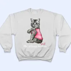In October We Wear Pink Black Cat Breast Cancer Awareness T Shirt In October We Wear Pink Black Cat Breast Cancer Awareness T Shirt