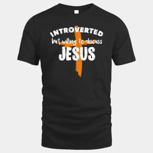 Introverted But Willing To Discuss Jesus Christian Religious Premium