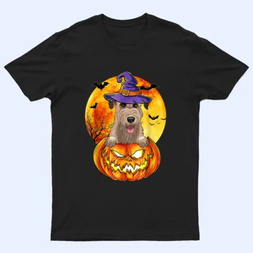 Irish Wolfhound Witch Pumpkin Halloween Dog Lover Funny T Shirt