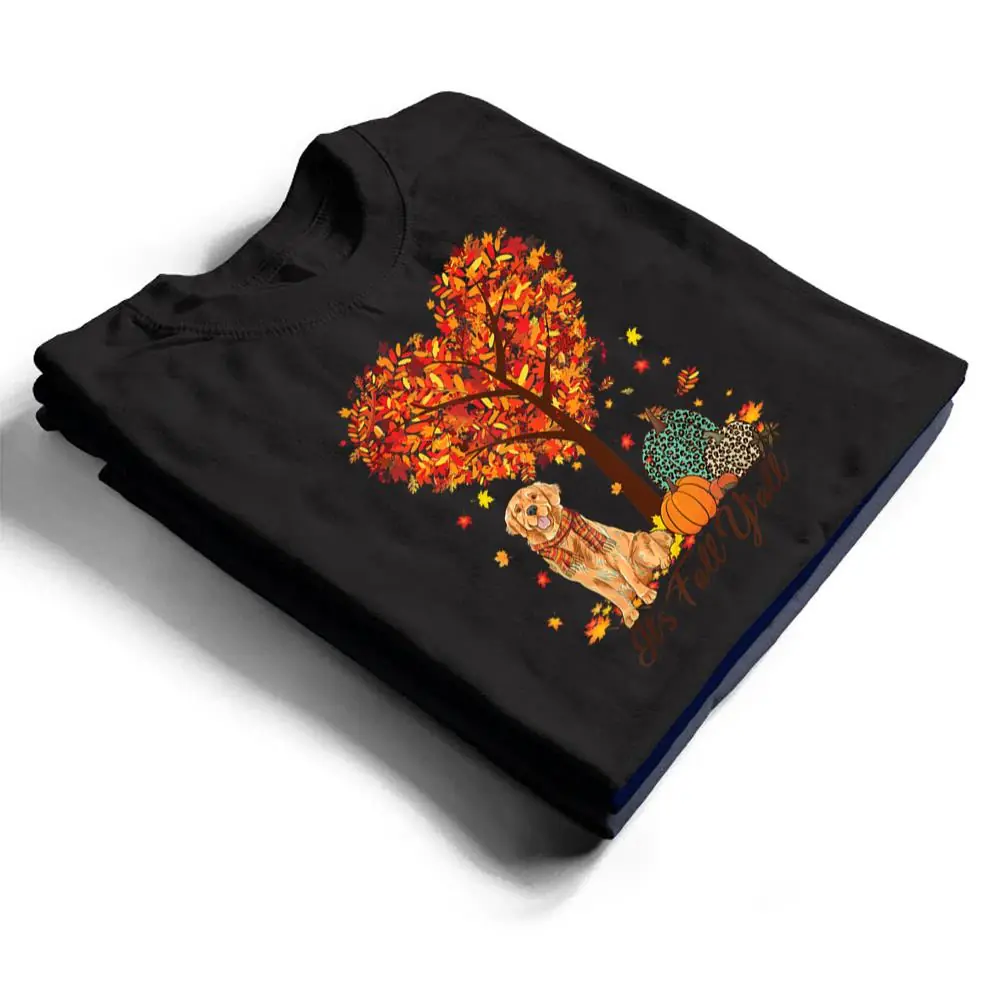 Its-Fall-YAll-Funny-Golden-Retriever-Dog-Autumn-Dog-Lover-T-Shirt-1 It's Fall Y'All Funny Golden Retriever Dog Autumn Dog Lover T Shirt