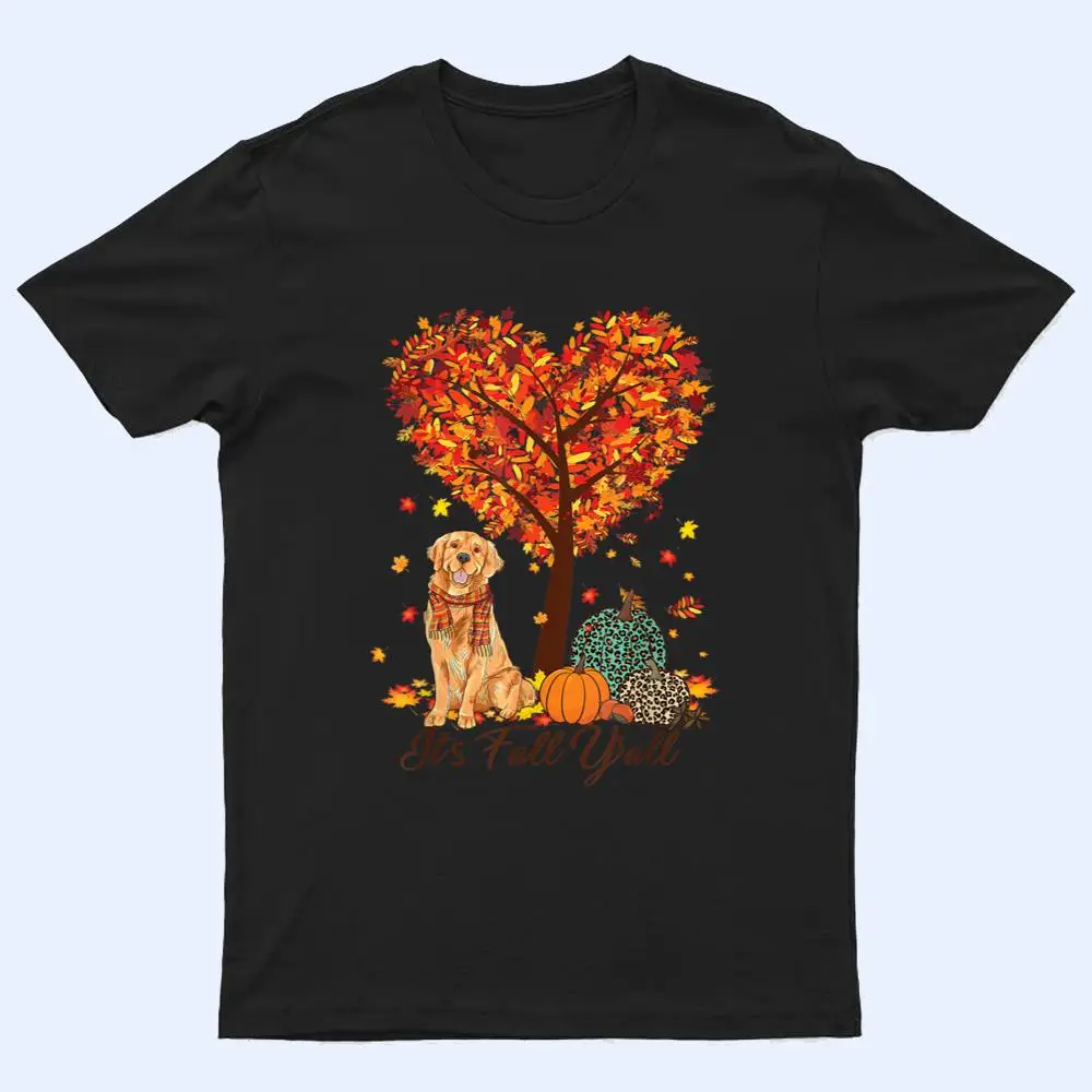 It's Fall Y'All Funny Golden Retriever Dog Autumn Dog Lover T Shirt It's Fall Y'All Funny Golden Retriever Dog Autumn Dog Lover T Shirt