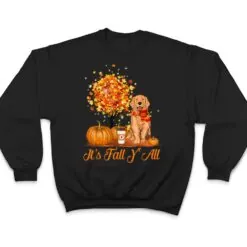 It's Fall Y'All Golden Retrievers Dog Halloween Thanksgiving T Shirt It's Fall Y'All Golden Retrievers Dog Halloween Thanksgiving T Shirt