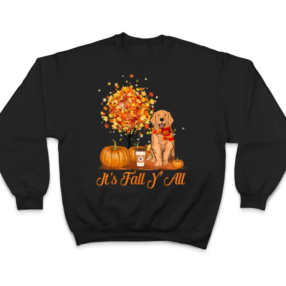 Its-Fall-YAll-Golden-Retrievers-Dog-Halloween-Thanksgiving-T-Shirt-4 It's Fall Y'All Golden Retrievers Dog Halloween Thanksgiving T Shirt