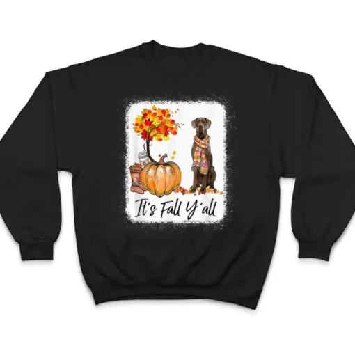 It's Fall Y'all Great Dane Dog Lovers Thanksgiving Halloween T Shirt