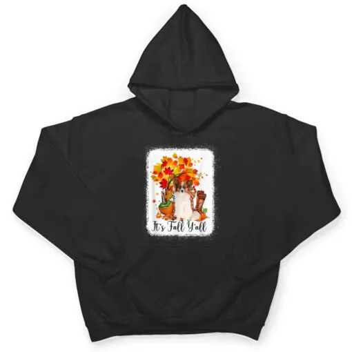 It's Fall Y'all Papillion Dog Halloween Thanksgiving T Shirt