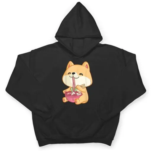 Japanese Kawaii Shiba Inu Women & Girls, Ramen Noodles T Shirt