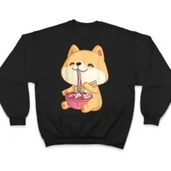 Japanese Kawaii Shiba Inu Women & Girls, Ramen Noodles T Shirt Japanese Kawaii Shiba Inu Women & Girls, Ramen Noodles T Shirt