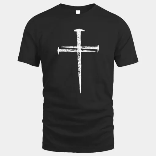 Jesus Cross Three Nails Christian Vintage