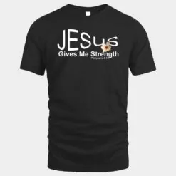 Jesus Gives Me Strength Bible Verse Christian