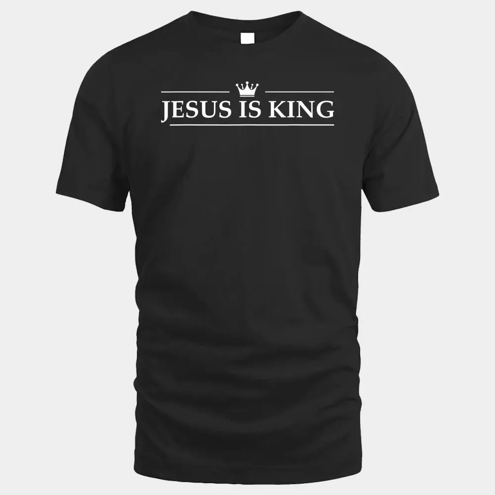 Jesus Is King Bible Scripture Quote Christian Faith Crown