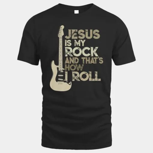 Jesus Is My Rock And That Is How I Roll Tshirt Christian Premium